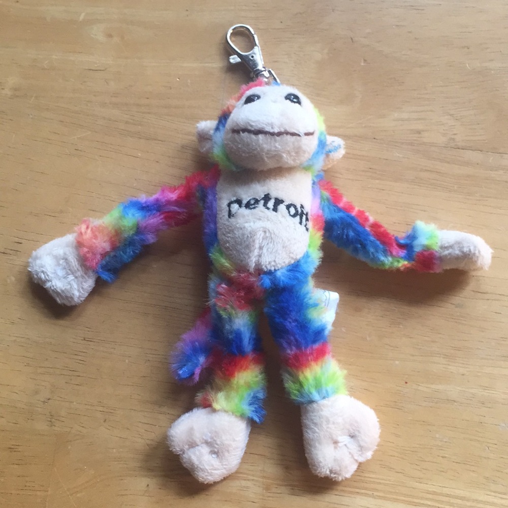 Keychain or bag charm Monkey Detroit